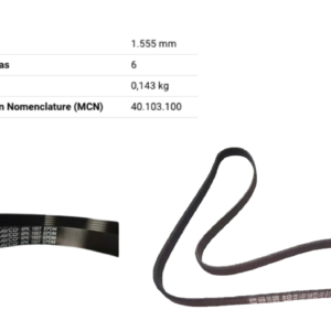 Correia Dentada Audi A6 09>11 06D903137F 6PK1557