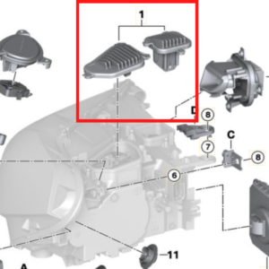 MODULO LED DIREITO  BMW X2 63117489238