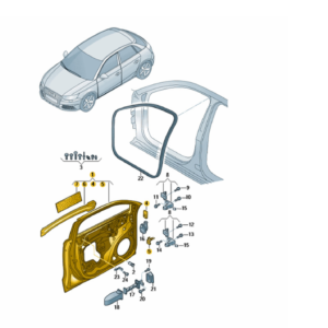 Porta Dianteira Esquerda Audi Q5 17>25 80A831051PSTL