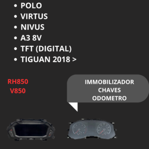 SERVICO - TROCA PAINEL DE GOLF A3 TIGUAN ALL TFT MQB RH850