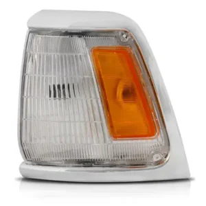 Lanterna Dianteira Hilux 4X2 1993 a 2001 Cristal/ Ambar Cromada Lado Esquerdo _ TYC