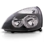 Farol Clio 2003 a 2005 Elétrico Mascara Negra Lado Esquerdo _