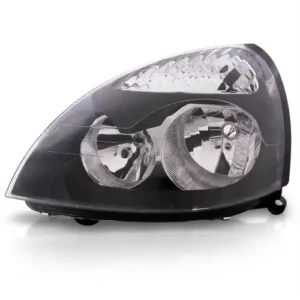 Farol Clio 2003 a 2005 Elétrico Mascara Negra Lado Esquerdo _