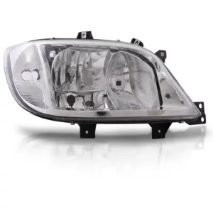 Farol Sprinter 2003 em diante com Auxiliar Elétrico Liso Lado Direito _