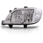 Farol Sprinter 2003 em diante com Auxiliar Elétrico Liso Lado Esquerdo _