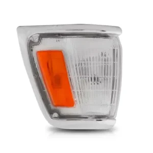 Lanterna Dianteira Hilux 4X2 1993 a 2001 Cristal/ Ambar Cromada Lado Esquerdo _ Importado