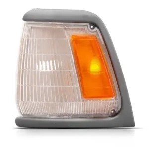 Lanterna Dianteira Hilux 4X2 1993 a 2001 Cristal/ Ambar Cinza Lado Esquerdo _ TYC