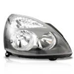 Farol Clio 2006 a 2012 Elétrico Mascara Cinza Lado Direito