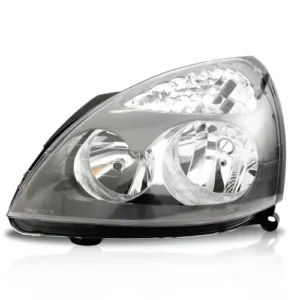 Farol Clio 2006 a 2012 Elétrico Mascara Cinza Lado Esquerdo