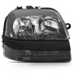 Farol Doblo 2002 a 2009 com Auxiliar Elétrico Preto Lado Direito