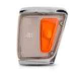 Lanterna Dianteira Hilux 4X4 1993 a 2001 Cristal/ Ambar Cromada Lado Esquerdo