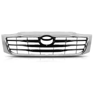 Grade Hilux 2012 em diante Cinza com Moldura Cromada