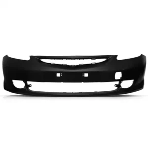 Parachoque Dianteiro FIT 2006 em diante Preto com Furo Milha com Furo Reboque