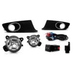 KIT Farol Auxiliar FOX 2010 em diante 13 com Mold. Botao Similar