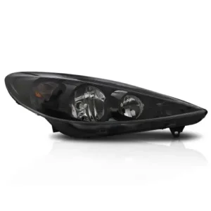 Farol Peugeot 207 2009 em diante Mascara Negra Lado Direito
