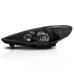 Farol Peugeot 207 2009 em diante Mascara Negra Lado Esquerdo