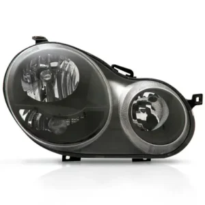 Farol Polo 2003 a 2006 Mascara Negra Lado Esquerdo