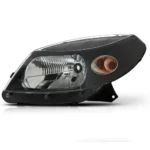 Farol Sandero 2008 em diante Mascara Negra Lado Esquerdo