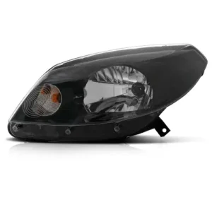 Farol Sandero 2012 a 2014 Mascara Negra Lado Esquerdo