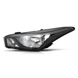 Farol HB20 2016 a 2017 Mascara Negra sem LED Lado Esquerdo