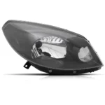 Farol Sandero 2012 a 2014 Mascara Cinza Lado Direito