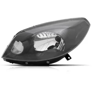 Farol Sandero 2012 a 2014 Mascara Cinza Lado Esquerdo Importado