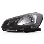 Farol GOL 2017 em diante G7 Simples Friso Preto Lado Esquerdo Importado