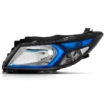 Farol Onix 2013 em diante Moldura Azul Lado Esquerdo Importado