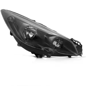 Farol Peugeot 308 2016 em diante Preto Lado Direito