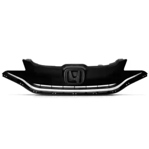 Grade FIT 2015 em diante Inferior Black Piano com Friso Cromado