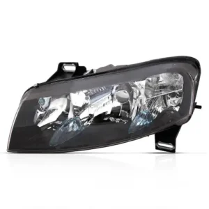 Farol Stilo 2002 em diante Mascara Negra sem Auxiliar Plug Quadrado Lado Esquerdo