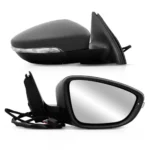 Retrovisor Externo Jetta 2011 em diante Lado Direito Elétrico com Pisca Retratil