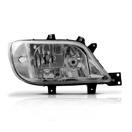 Farol Sprinter 2003 em diante com Auxiliar Elétrico Liso Lado Direito