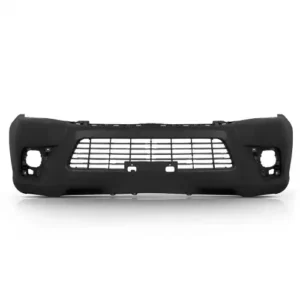 Parachoque Dianteiro Hilux 2016 em diante Cab. Dupla Preto Text. com Grade