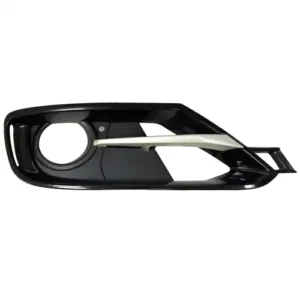 Tela Parachoque Dianteira BMW Serie 3 2012 em diante Lado Direito com Furo Auxiliar Friso Cinza
