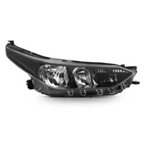 Farol Yaris 2018 em diante Mascara Negra Lado Direito