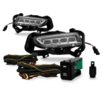 KIT Farol Auxiliar Kicks 2016 em diante DRL (acessorios)