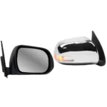 Retrovisor Externo Hilux 2012 em diante Lado Direito Elétrico com Pisca Cromado Retratil