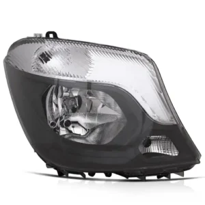 Farol Sprinter 2016 em diante com Auxiliar (mascara Cinza) Lado Direito