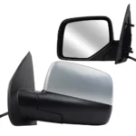 Retrovisor Externo Ecosport 2003 em diante Lado Esquerdo Elétrico Cromado