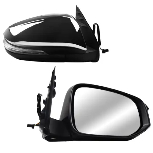 Retrovisor Externo Hilux 2016 em diante Lado Direito Elétrico com Pisca Cromado