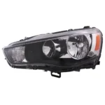 Farol Outlander 2011 em diante Mascara Negra Lado Esquerdo