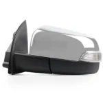 Retrovisor Externo Ranger 2013 em diante Lado Esquerdo Elétrico Cromado Retratil com Pisca