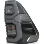 Lanterna Zlanterna Traseira Hilux 2021 em diante (com LED) Preta Lado Direito