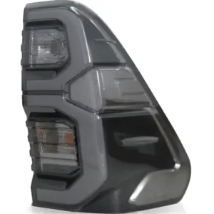 Lanterna Zlanterna Traseira Hilux 2021 em diante (com LED) Preta Lado Direito