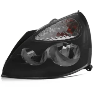 Farol Clio 2003 a 2005 Elétrico Mascara Negra Lado Esquerdo