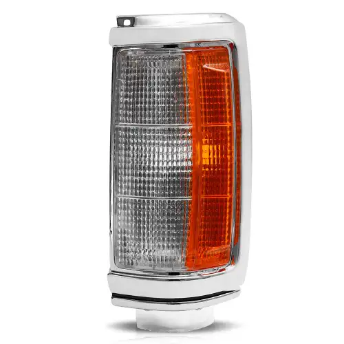 017433 Lanterna Dianteira L200 1992 a 2004 Borda Cromada Lado Esquerdo - Imagem 1